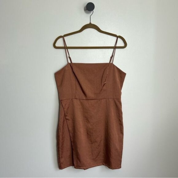 Superdown Gianna Slit Mini Dress - L - Picture 2 of 7